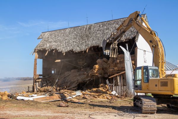 Barn Demolition in Arvada