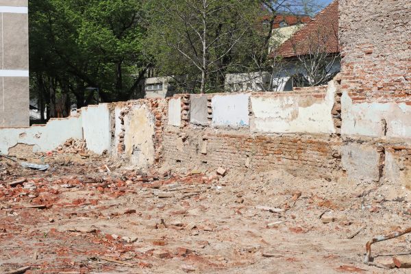 Brick Wall Demolition in Arvada